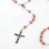 PINK ROSARY IN CLEAR CRYSTAL - Image 2