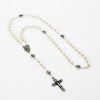 OFF-WHITE MIRACULOUS BEADS ROSARY