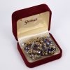 MURANO GLASS ROSARY - BURGUNDY - Image 2