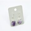 EARRINGS - ROUGH POINT CRYSTAL