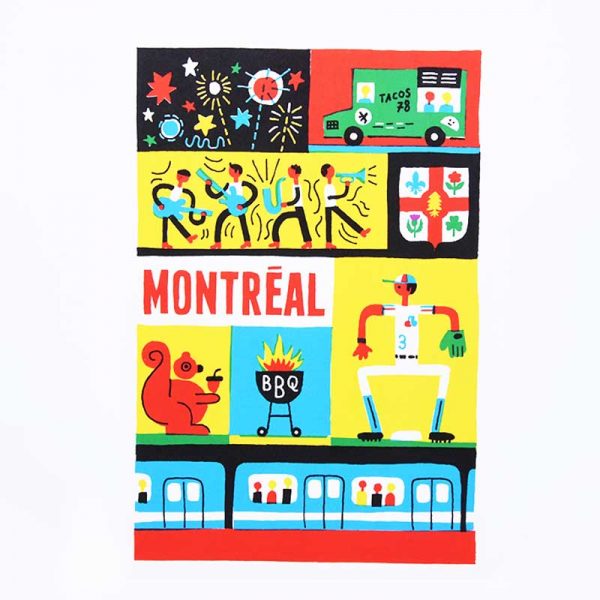 POSTCARD MONTREAL IN SUMMER