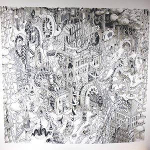 Illustration of Montreal by Romain Blais