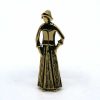 BROCHE ‘’FILLE DU ROY’’ DE COULEUR OR